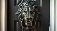 lion head door knockers