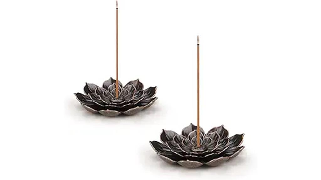 lotus design incense burners
