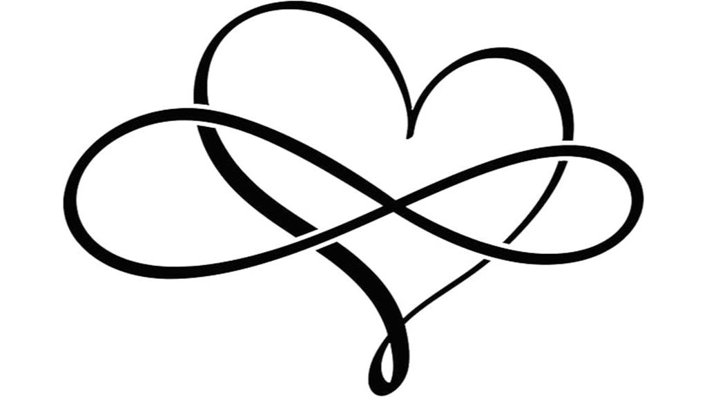 love forever infinity decal