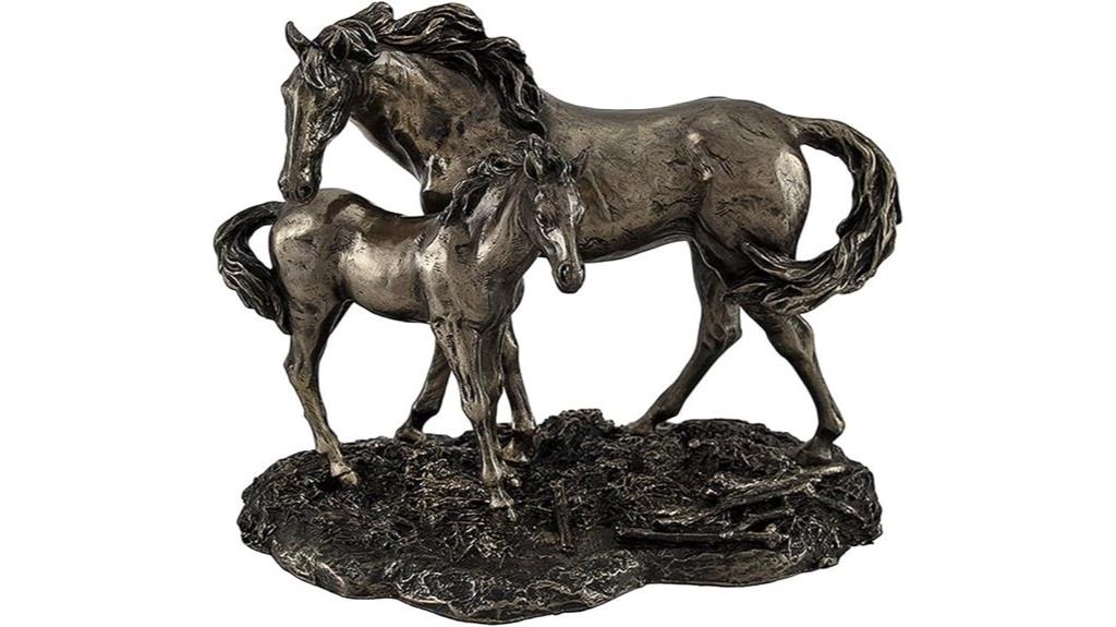 majestic horse and foal