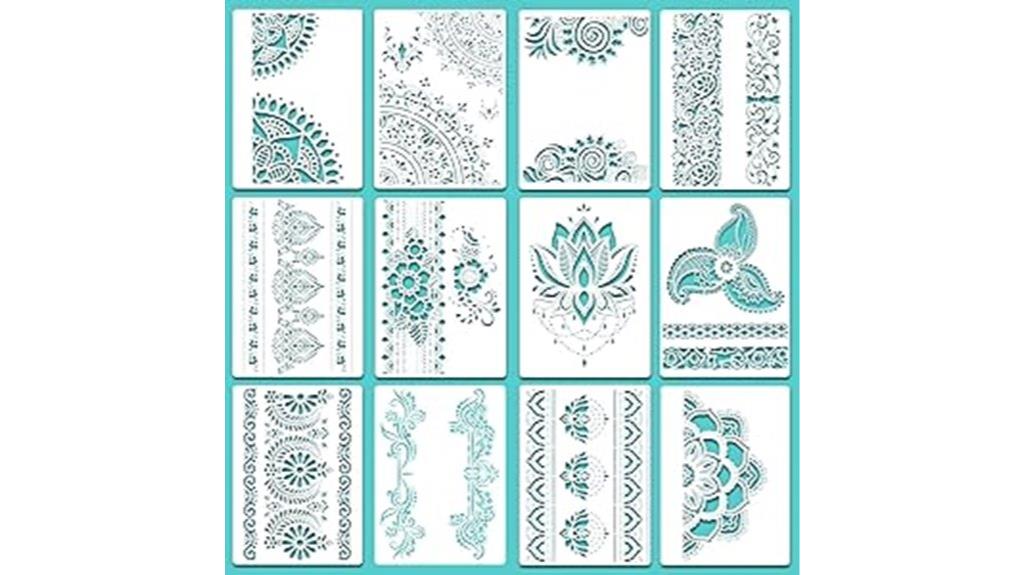 mandala stencil set collection