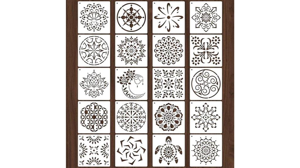 mandala stencils for crafts