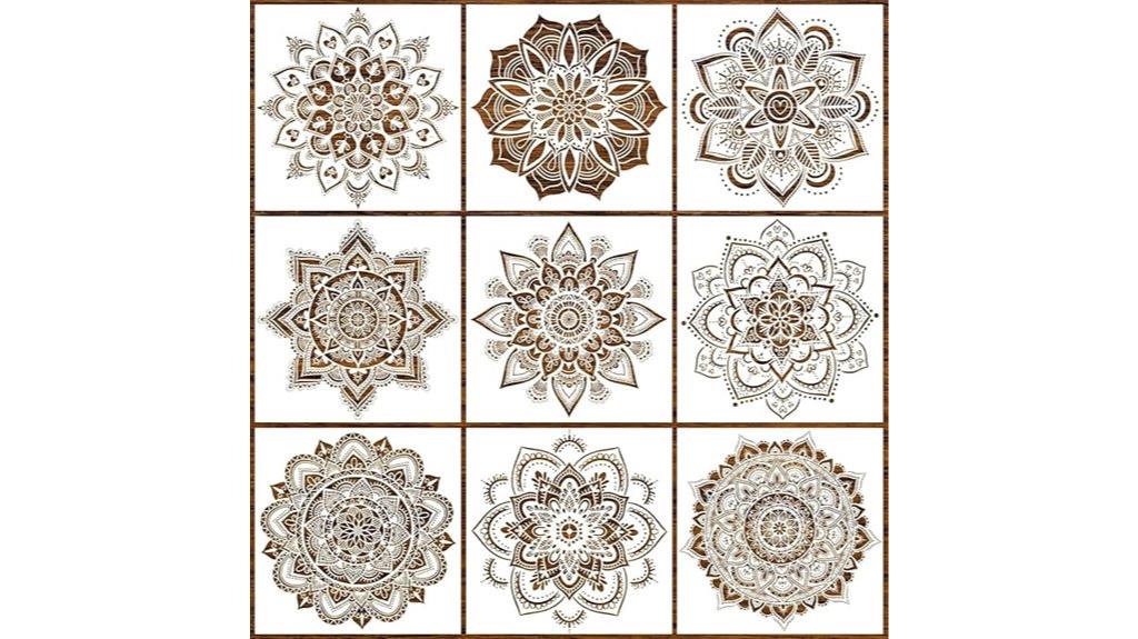 mandala wall decor set