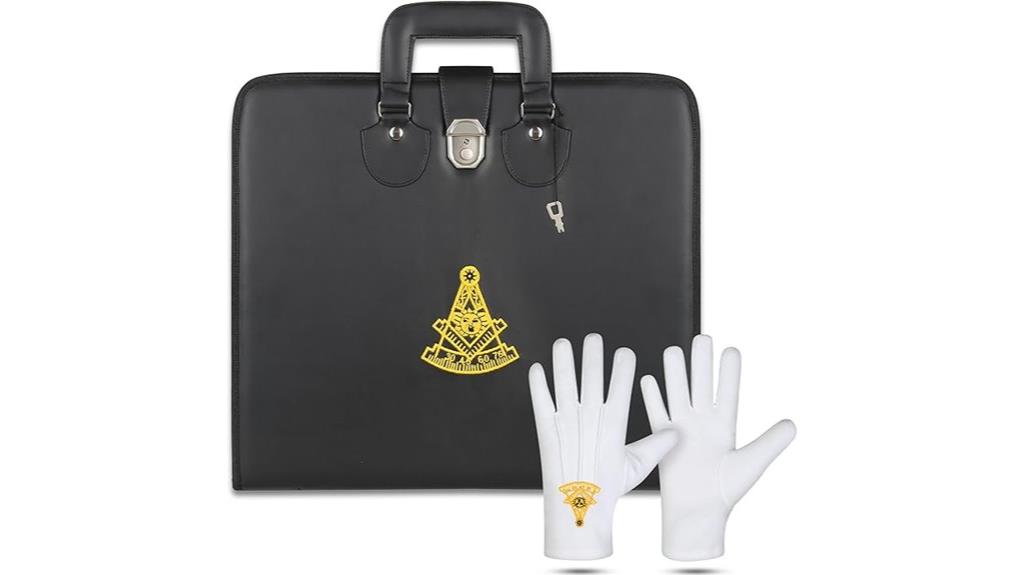 masonic apron and gloves