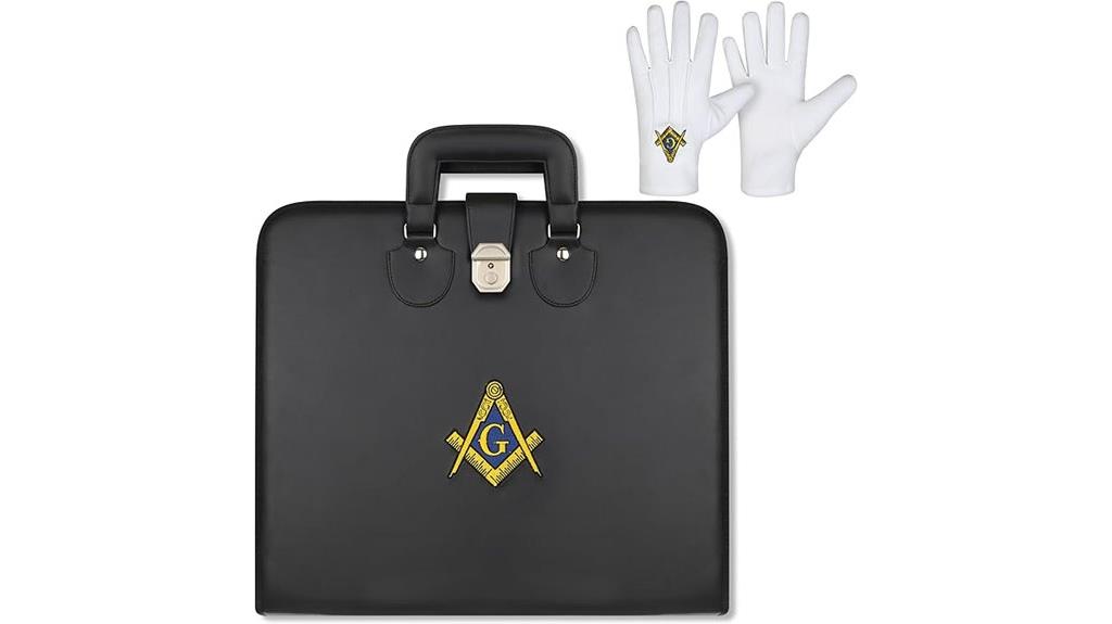 masonic square compass apron