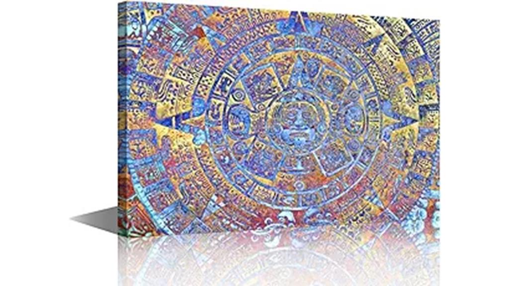 mayan calendar wall art
