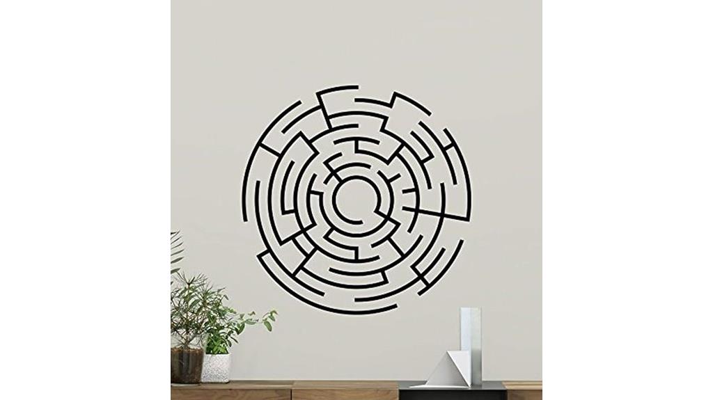maze wall vinyl sticker