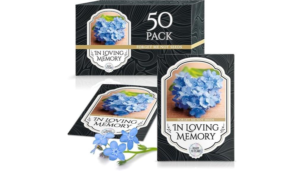 memorial seeds funeral pack