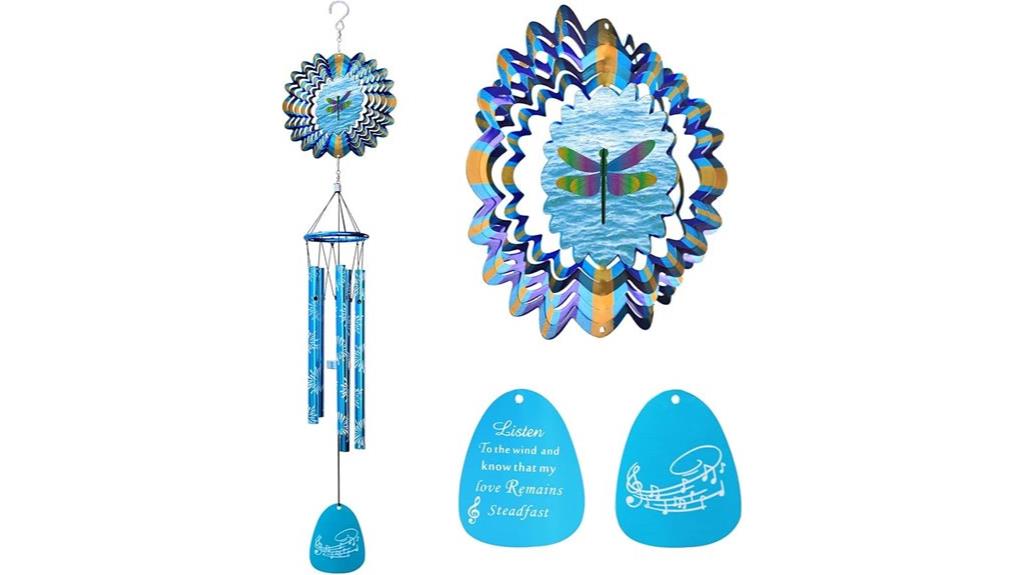 memorial wind chimes dragonfly