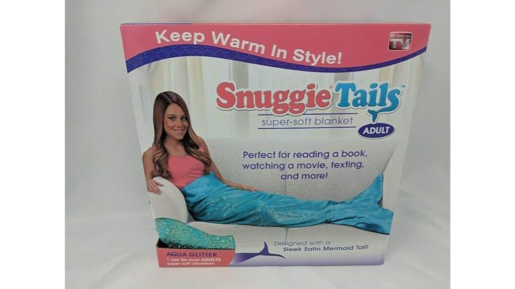 mermaid themed wearable blanket