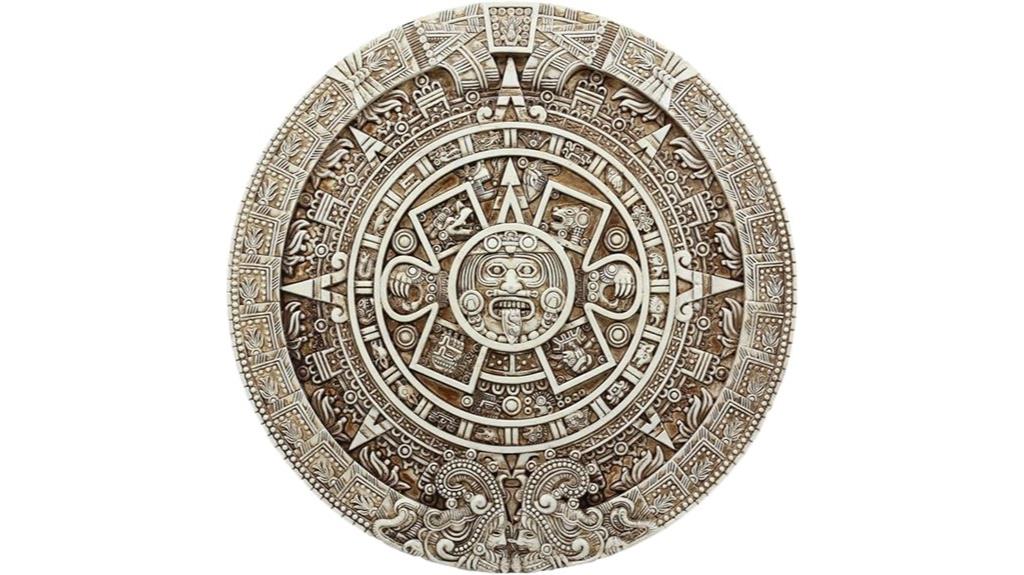 mesoamerican calendar wall plaque