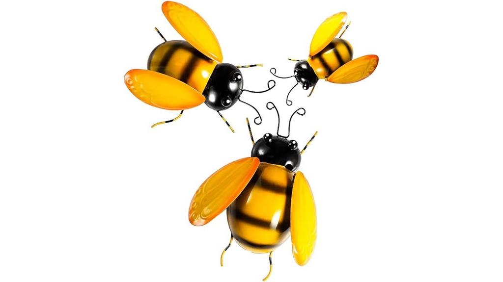 metal bee wall art