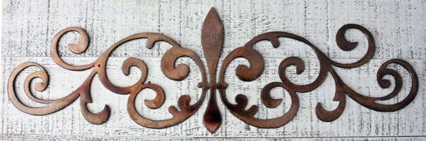 metal fleur de lis sizes