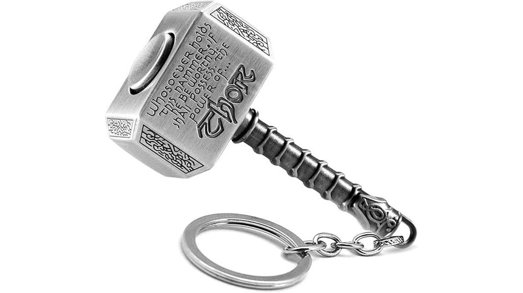 metal hammer keychain accessory