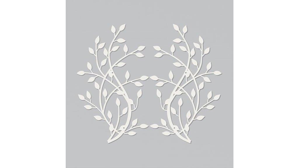 metal leaf wall art