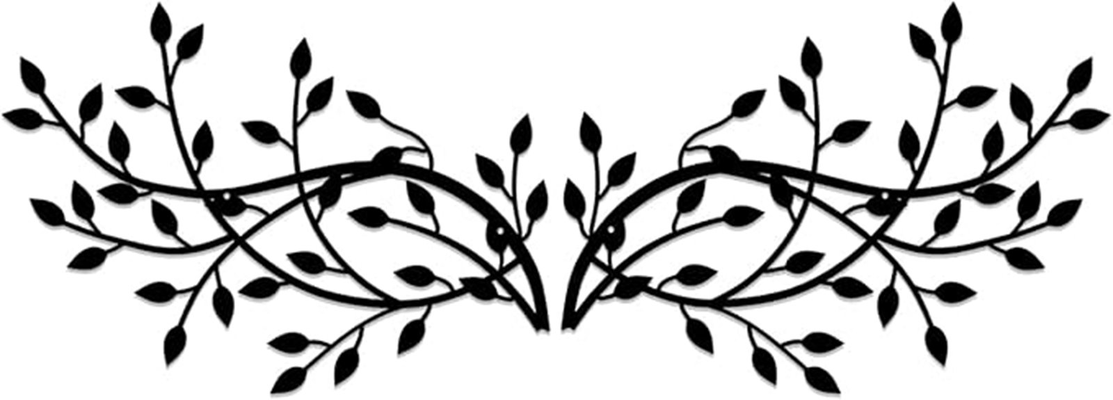 metal olive leaf wall decor
