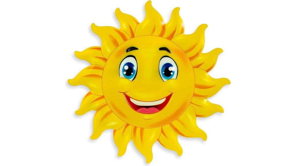 metal sun wall decor