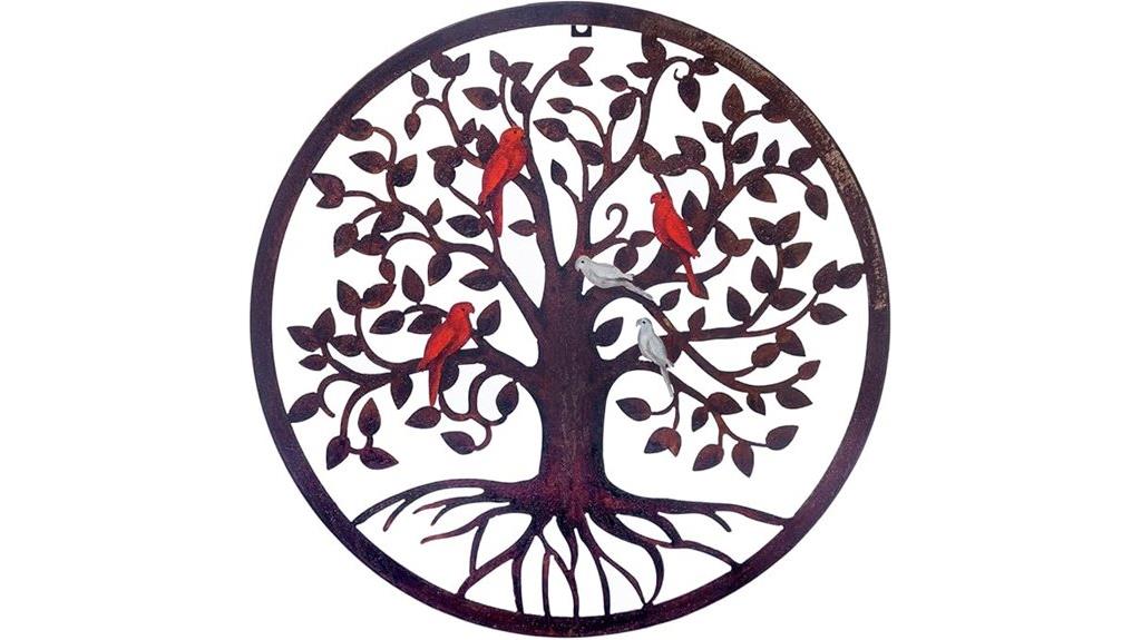 metal tree of life artwork