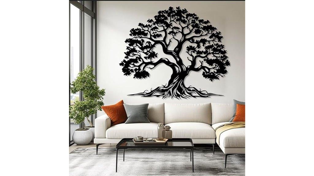 metal tree wall art