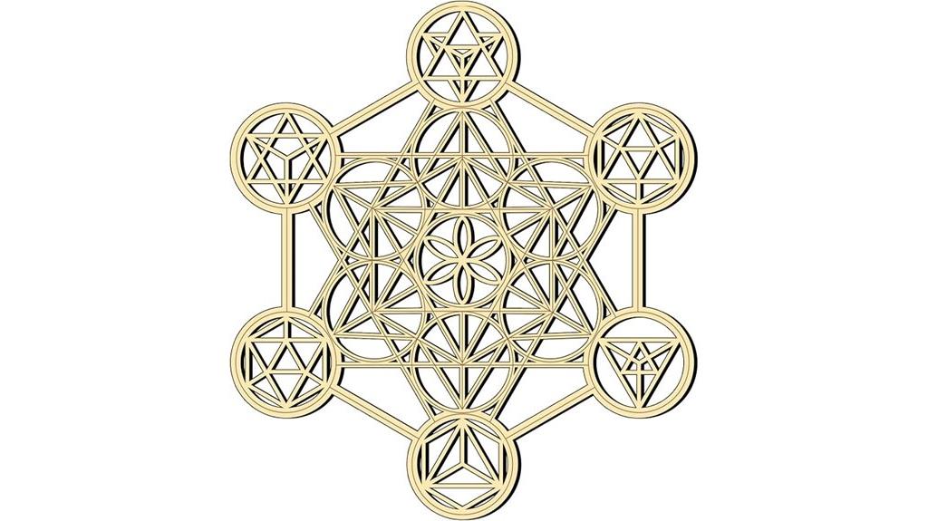 metatron s cube wall art