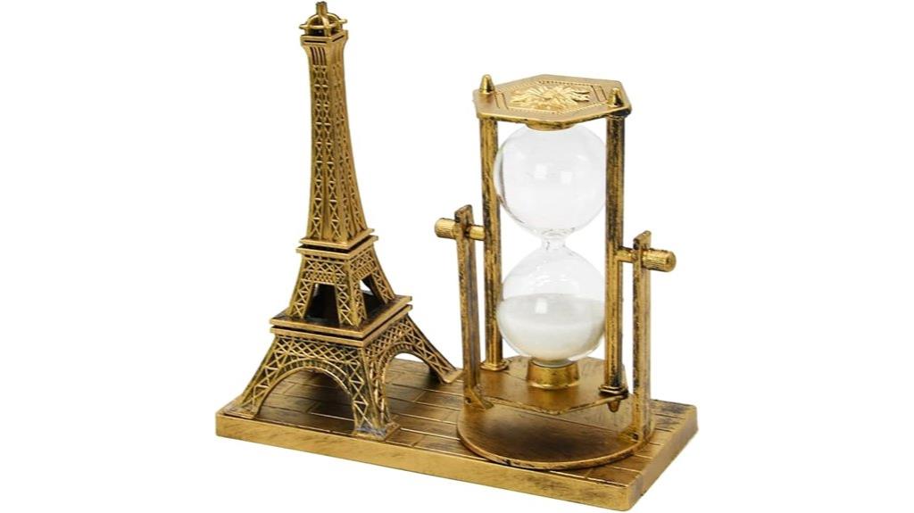 mini eiffel tower hourglass