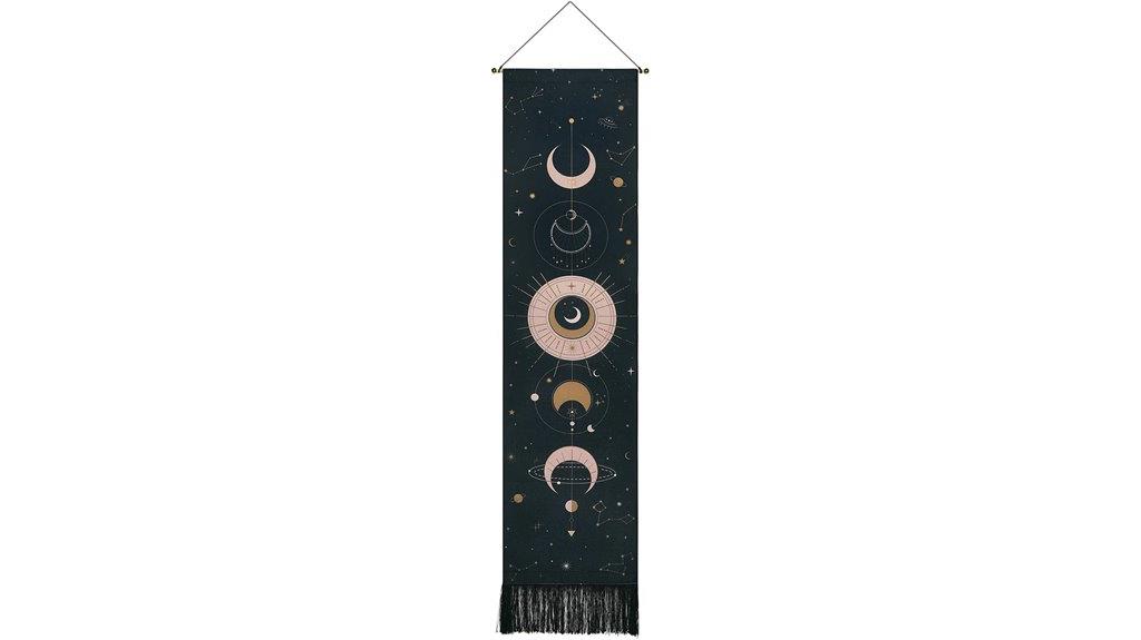 moon phase boho tapestry