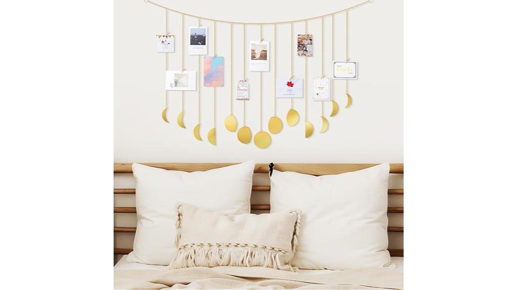 moon phase wall decor