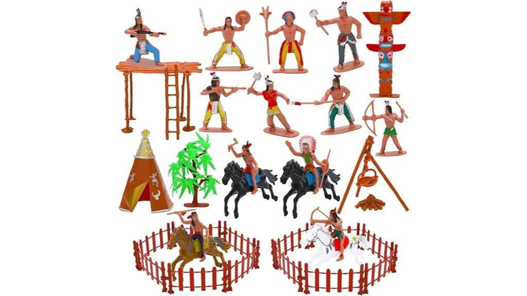 native american figurines set