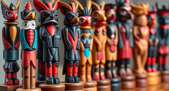 native american totem miniatures