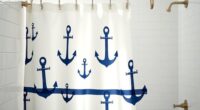 nautical anchor shower curtains