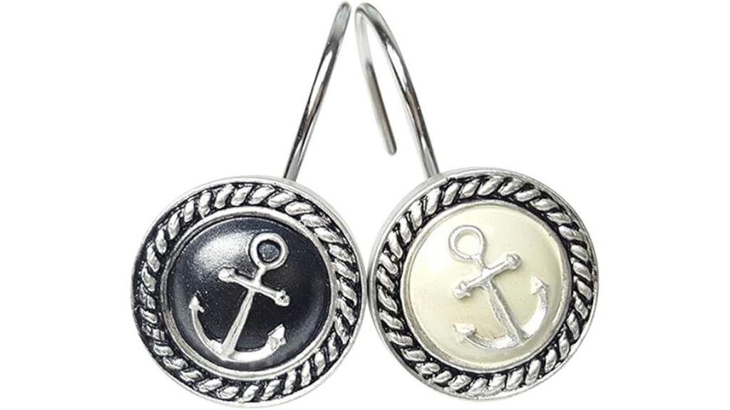 nautical anchor shower hooks