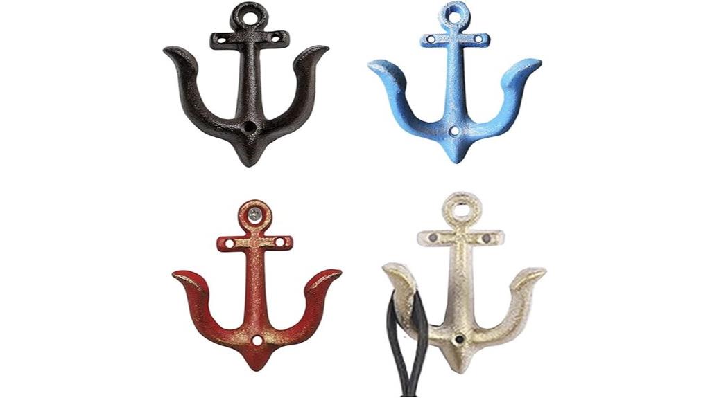 nautical anchor wall hooks