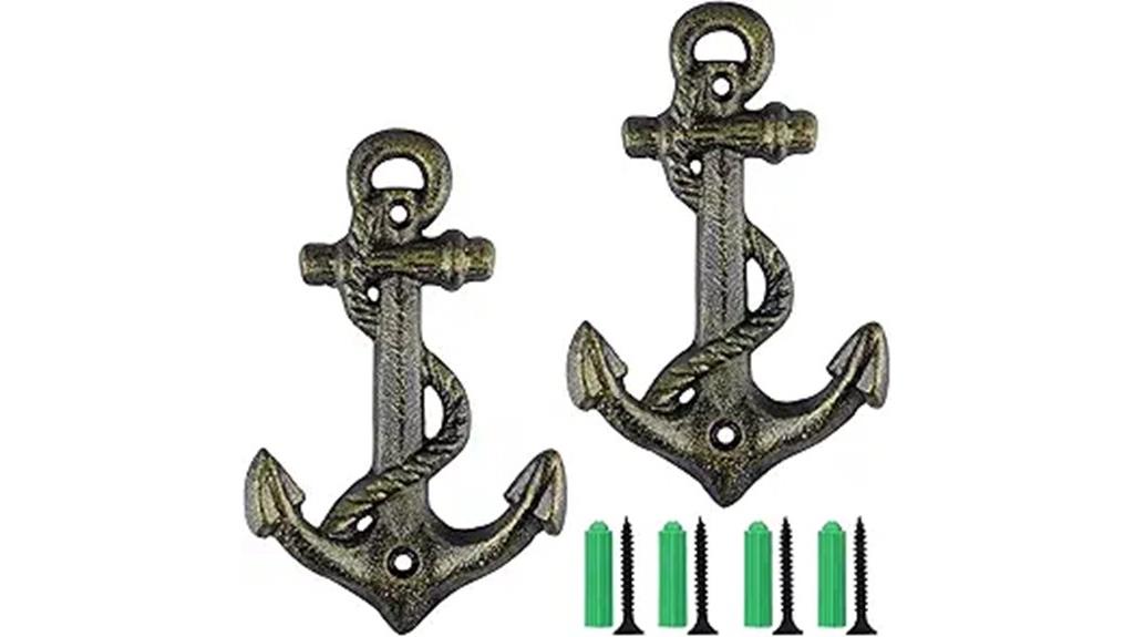 nautical cast iron hooks