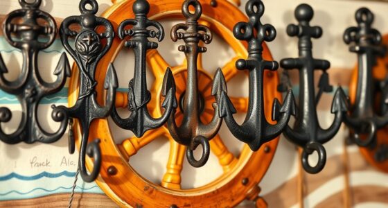 nautical cast iron hooks