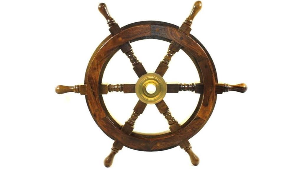 nautical ship wheel decor