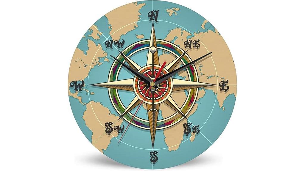 nautical wall clock decor