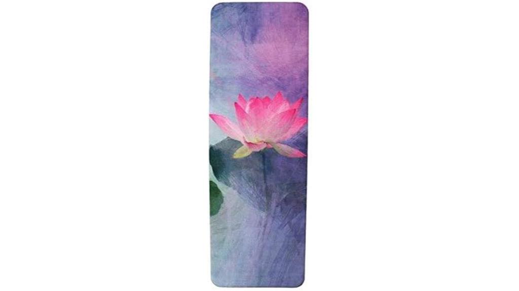 non slip sacred lotus mat