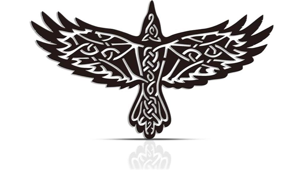 nordic crow wall decor