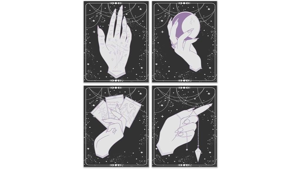 occult palm reading prints