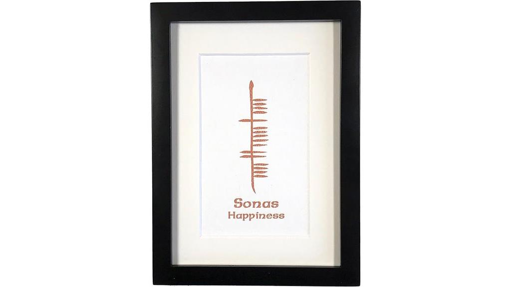 ogham happiness sonas print