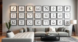 ogham wall art prints