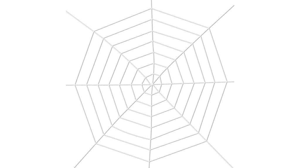 outdoor halloween spider webs