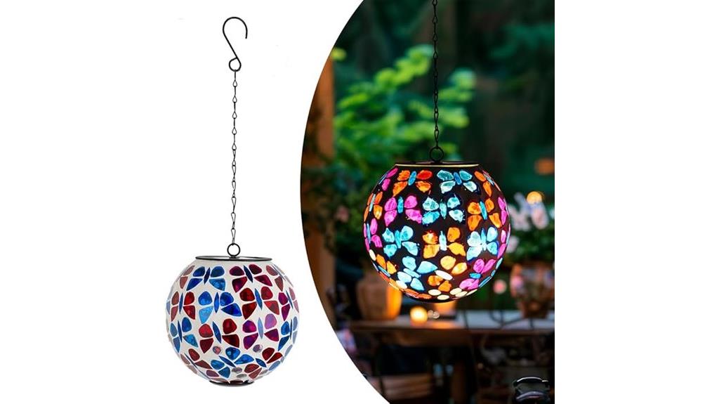 outdoor solar hanging lanterns