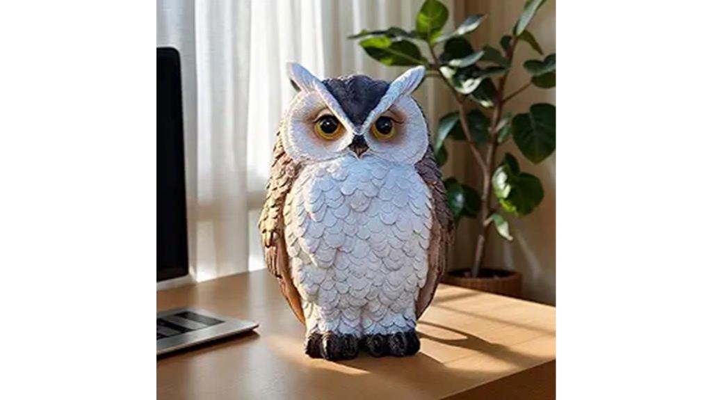 owl garden decor statue