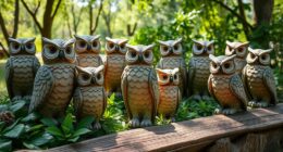 owl garden statue ideas