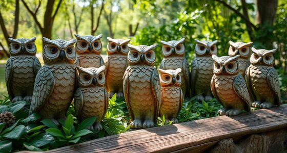 owl garden statue ideas
