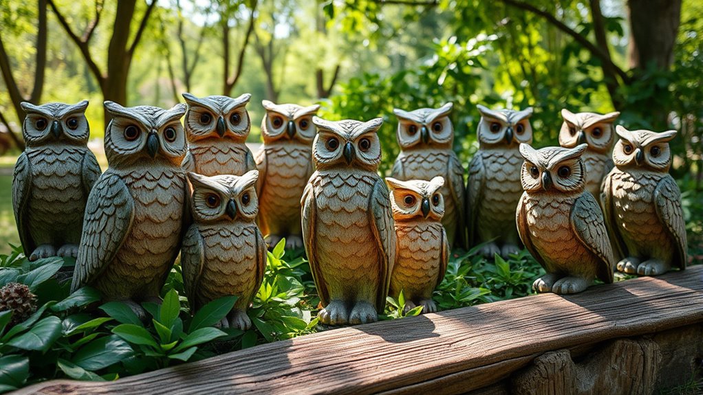 owl garden statue ideas