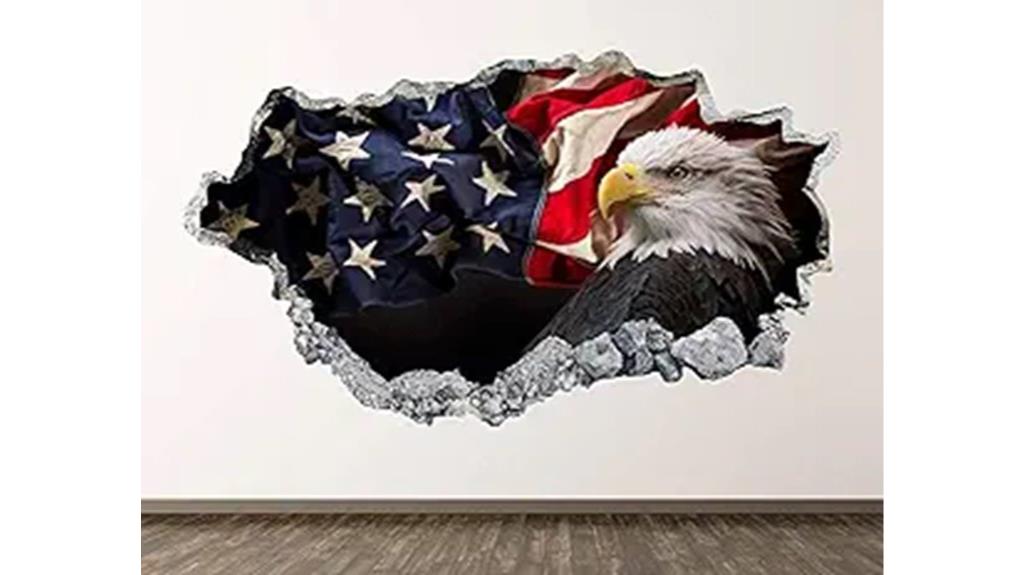 patriotic eagle wall art