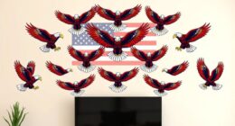 patriotic eagle wall decals