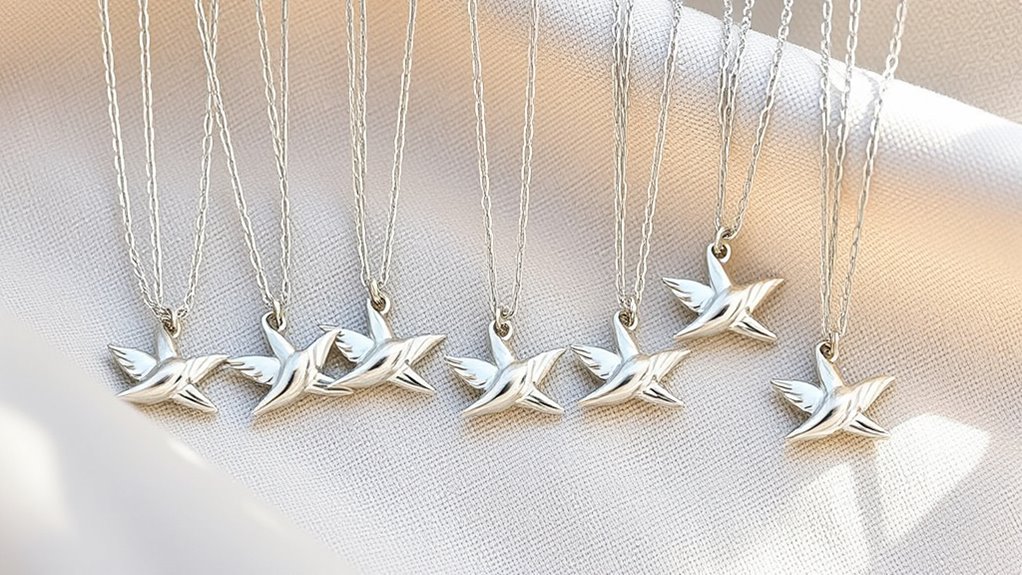 peace dove necklaces